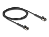 Delock Rj45 Slim Netzwerkcable Cat.6a U Ftp Winkelbar Schwarz 2 M