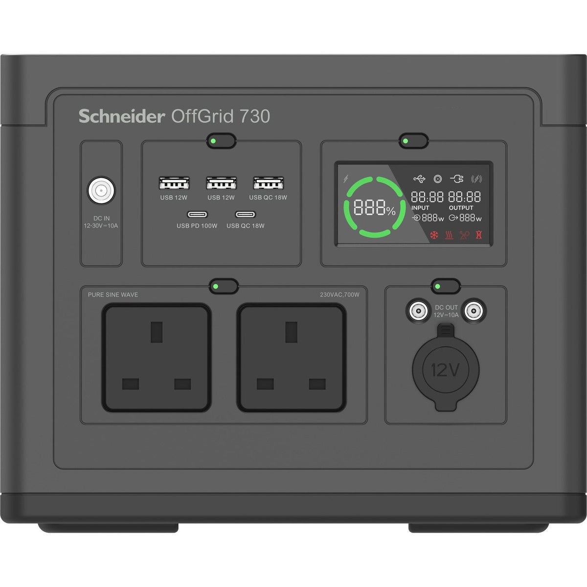 Apc Schneider Offgrid 730 - Tragbares Kraftwerk