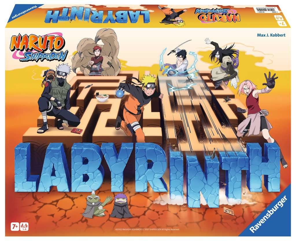 Juego De Mesa Ravensburger Naruto Shippuden Laberinto 27557