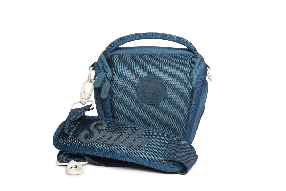 Bolsa Camara Foto Reflex  Dslr Smile Holster Azul