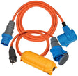 EAN 4007123679348 - Brennenstuhl 1509900015 base múltiple 3 m 2 salidas AC Exterior Naranja imagen 1