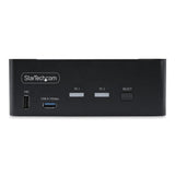 Startech.Com 2-Port Dual-Monitor Displayport Kvm Switch Dp 1.4 8k 60hz 4k 144hz 2x Usb 3.2 10gbps Ports Kvm Umschalter