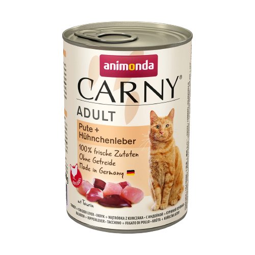 Animonda Cat Carny Hígado De Pollo De Pavo Adulto. 400g