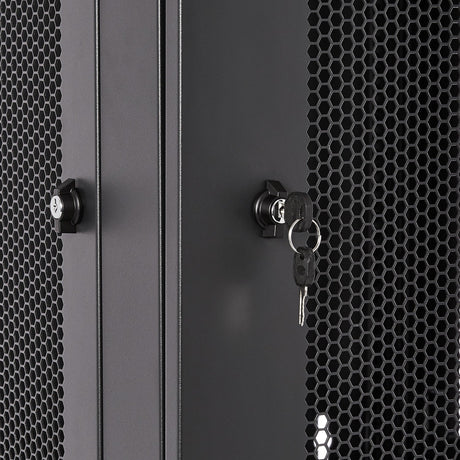 EAN 662919104844 - V7 RMWC12UV450-1E armario rack 12U Bastidor de pared Negro imagen 6