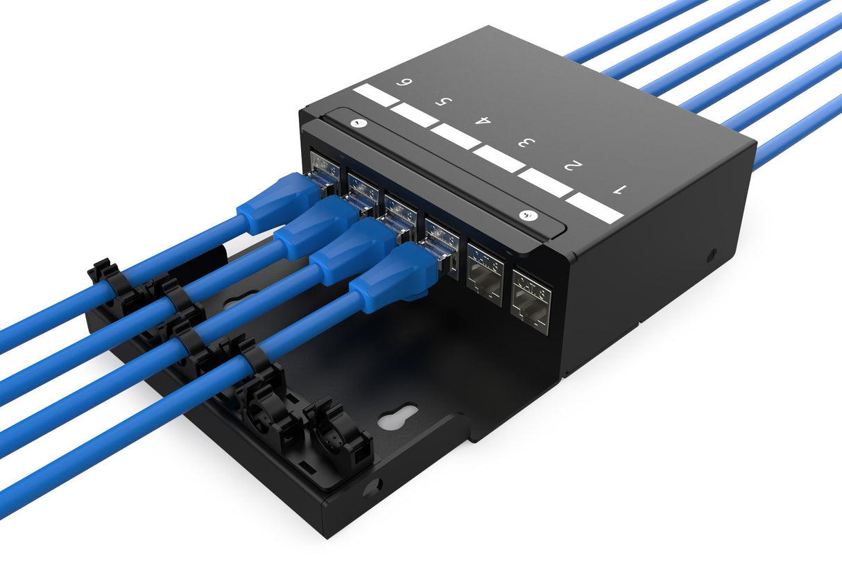 EAN 4016032497516 - Digitus DN-93708-6 caja de conexiones de red Negro imagen 1