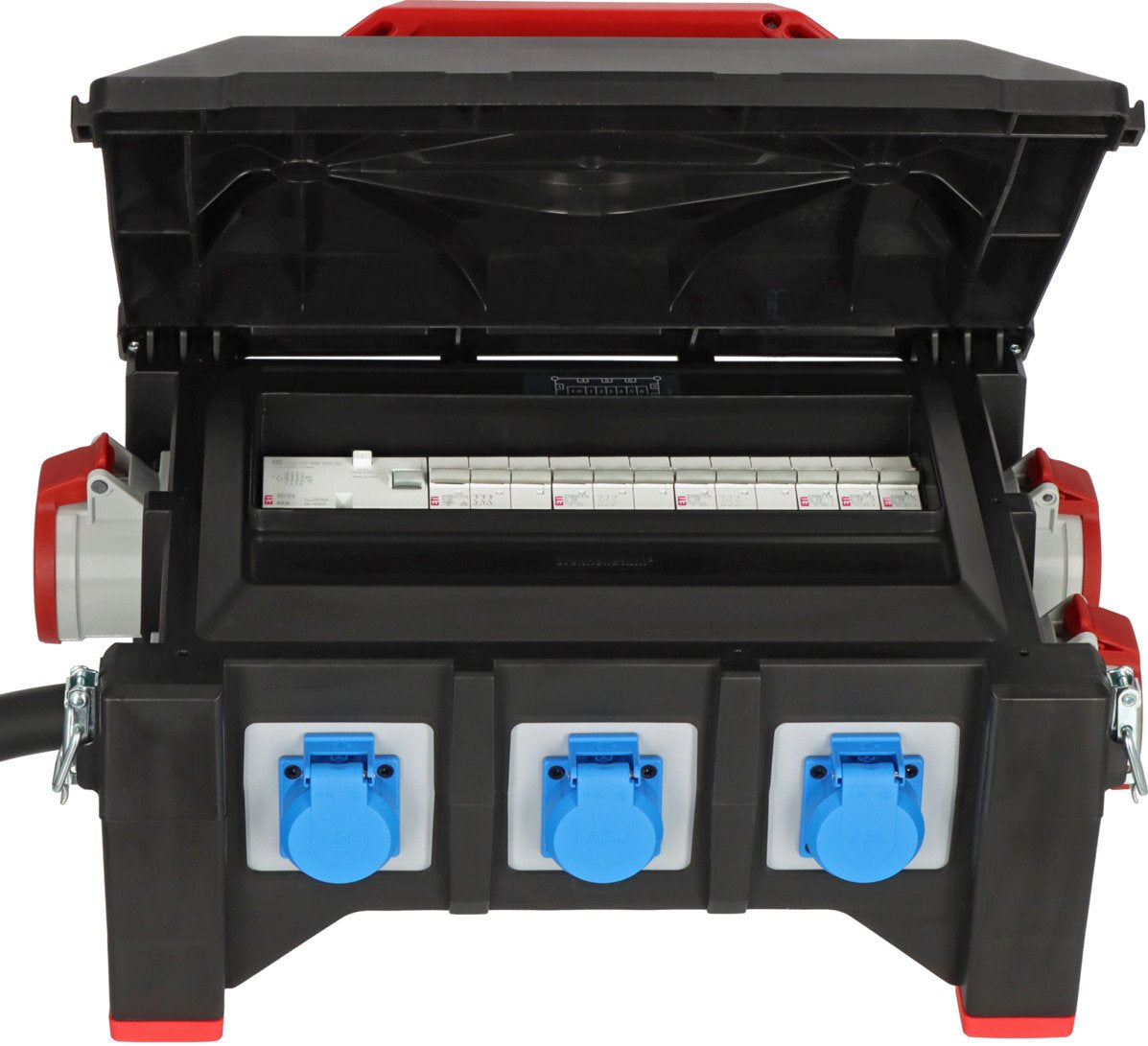 EAN 4007123687930 - Brennenstuhl BSV 5-63A RCD type B unidad de distribución de energía (PDU) 9 salidas AC Negro imagen 3