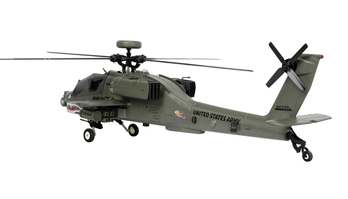 Amewi Apache Ah-64d Cp Helikopter 6g 3d Rtf Verde 16+