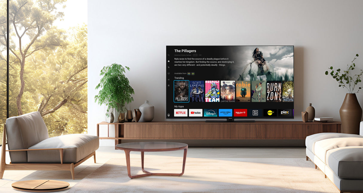 Panasonic Tb-50w60aez Tv 50 (127cm.) Pulgadas 4k Ultra Hd (2160p) Led Smart Tv Con Tivo Hdr Wifi Bluetooth Negro