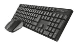 Pack 4 En 1 Trust Qoby Home Office Set Webcam Hd 720p Teclado Inalámbrico Ratón Inalámbrico Auriculares Con Micrófono