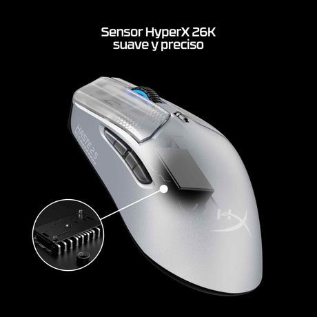 EAN 197961217414 - HyperX Pulsefire Haste 2 S Wireless Navy Gaming Mouse ratón Juego Ambidextro RF Wireless + Bluetooth + USB imagen 7