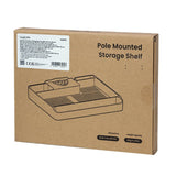 Pole Mounted Storage Shelf, For 30-48mm Poles, Negro