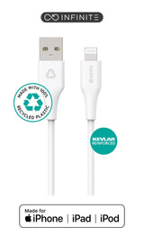 Estuff Infinite Super Soft 2 M Blanco Usb-A A Lightning