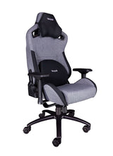 Talius Silla Raptor Gaming Negra/Gris 4d, Frog, Base Metal, Ruedas Nylon, Hasta 170kg