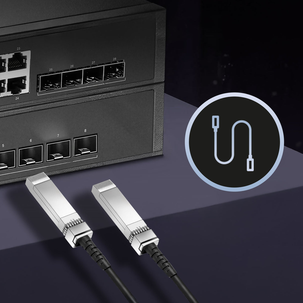 EAN 5902560362275 - Extralink EX.2275 Cable de fibra óptica e InfiniBand SFP+ Negro imagen 7