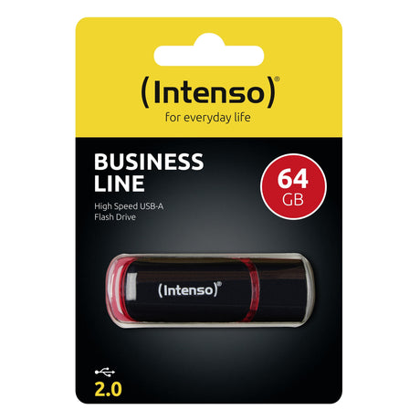 EAN 4034303020294 - Intenso 64GB USB2.0 unidad flash USB USB tipo A 2.0 Negro, Rojo imagen 1