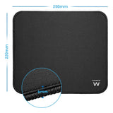 Alfombrilla Ewent Poliester Antideslizante Negro