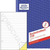 Avery Zweckform Durchschreibebuch - 40 Hoja - A5 (148 X 210 Mm)