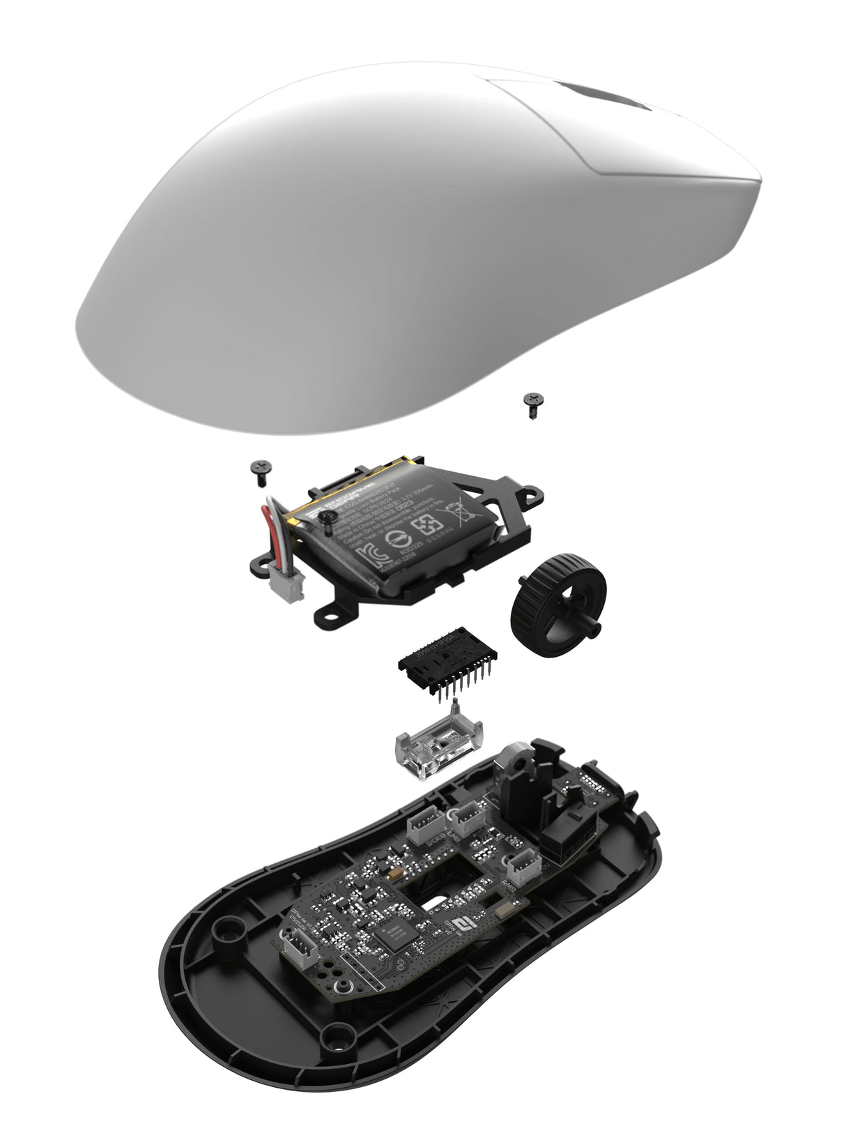 Endgame Gear Op1w 4k V2 Wireless Gaming-Ratón, 4.000hz - Blanco
