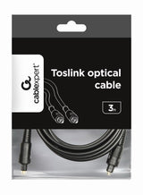 Gembird Cable Optico Toslink 3m Negro Cable De Audioâ Cc-Opt-3m