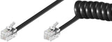 EAN 4040849680021 - Goobay 68002 cable telefónico 4 m Negro imagen 1