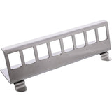 Inline® Keystone Mounting For Din Rail, 8-Port, Metal