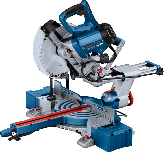 Sierra Tronzadora E Ingletadora Bosch Professional Gcm 305-254 D Professional Azul, 1.500 Vatios