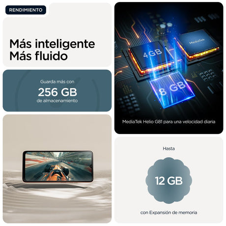 EAN 0840493601885 - Motorola moto g06 power 17,5 cm (6.88") SIM doble Android 15 4G USB Tipo C 4 GB 64 GB 7000 mAh Azul imagen 15
