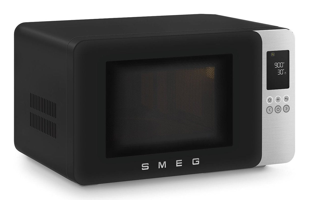 Smeg Mikrowelle M. Grill Moc01blmeu , Negro