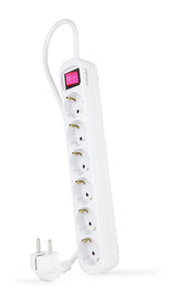 EAN 8433281010185 - Nanocable 10.37.0006 base múltiple 1,4 m 6 salidas AC Interior Blanco imagen 1