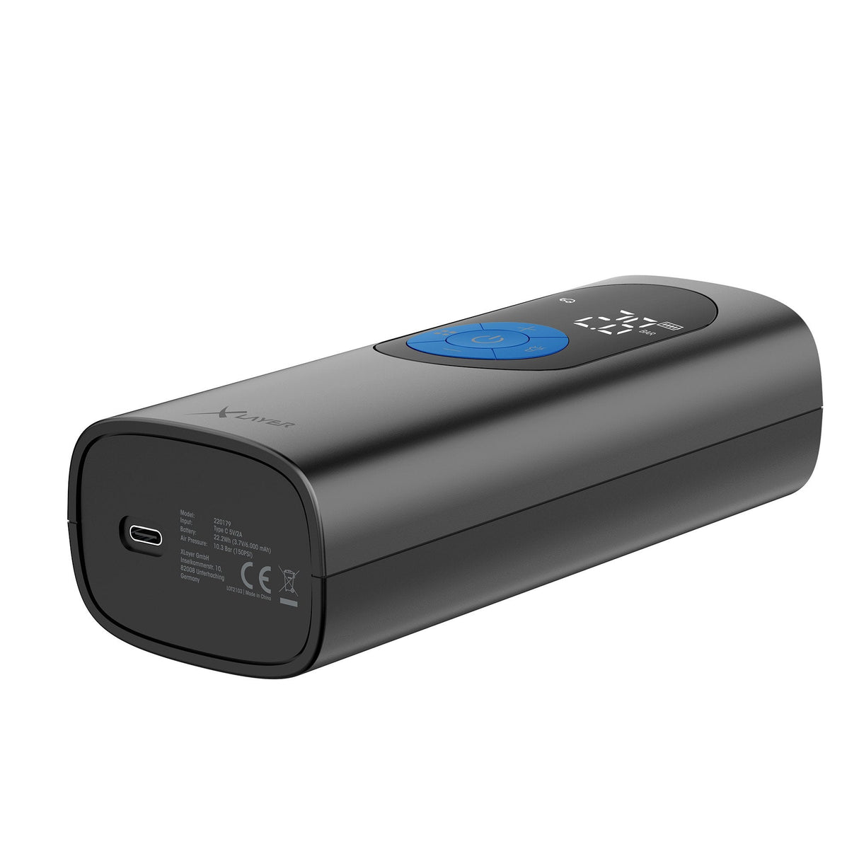 Xlayer Mobiler Akkukompressor 10.0 Bar 6.000 Mah