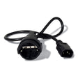 EAN 0731304198758 - APC AP9880 cable de transmisión Negro 0,6 m C14 acoplador CEE7/7 imagen 1