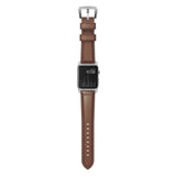 Nomad Strap Trad. Lthr. Brown Connect. Silver 42/44/45/49mm