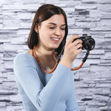 Correa Hama Braid 120  Cámara Digital Nylon Azul, Naranja