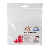 Bloqueador De Puertos Logilink Rj45 Set 10 Piezas Rojo
