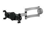 Hama Soporte De Pared Para Tablets De 7 A 11" - Capacidad 1kg - Funcion Rotativa - Aluminio - Negro Y Plata