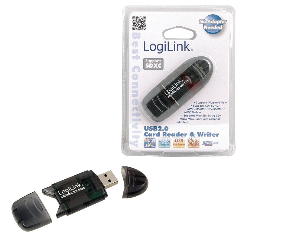 Lector De Tarjetas Externo Logilink Sd/Sdhc/Mmc Cr0007