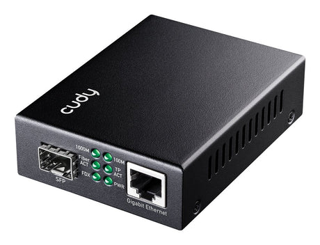 EAN 6971690790462 - Cudy MC220 convertidor de medio 1000 Mbit/s 1310 nm Monomodo Negro imagen 1