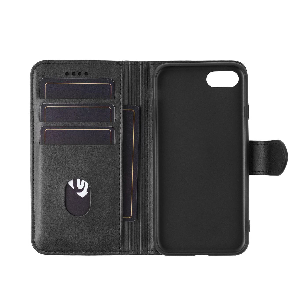 Cover For Wales Wallet Cover Iphone Se - 2022/2020 - Black - Warranty: 24m