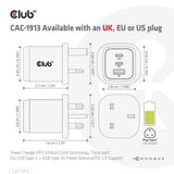 EAN 8719214472658 - CLUB3D CAC-1913 cargador de dispositivo móvil Teléfono móvil, Portátil, Smartphone, Universal Negro Corri imagen 13