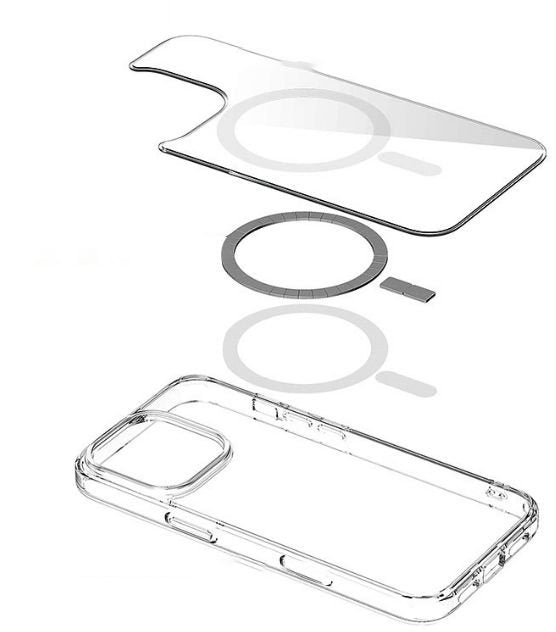 Infinite Oslo Iphone 16 Plus  Clear Magnetic Cover.