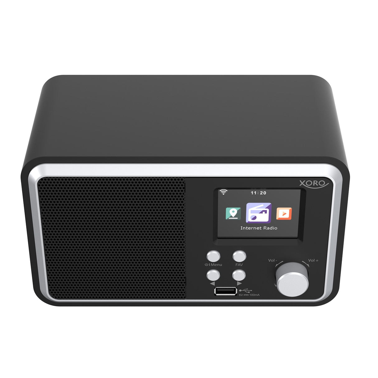 Xoro Dab 300 Ir, Internet Radio, Dab+,Bt,Usb,Upnp, Negro
