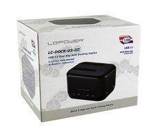 EAN 4260070125270 - LC-Power LC-DOCK-U3-III base de conexión para disco duro USB 3.2 Gen 1 (3.1 Gen 1) Type micro-B Negro imagen 4