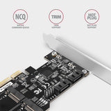 EAN 8595247906984 - Axagon PCES-SA4M2 PCIe Controller 2x internal SATA 6G port+ M.2 B-key tarjeta y adaptador de interfaz Int imagen 4