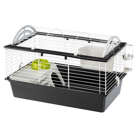EAN 8010690092546 - Ferplast Casita 80 Cobaya Negro, Blanco imagen 1