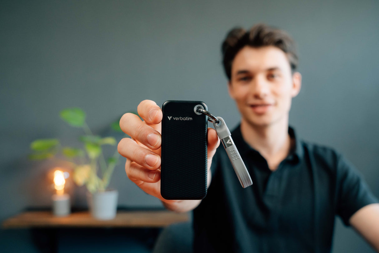 Verbatim Pocket Ssd 2 Tb Usb Tipo C 3.2 Gen 2 (3.1 Gen 2) Negro, Gris