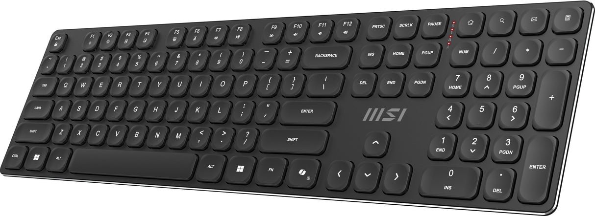 EAN 4711377367042 - MSI FORGE K210 WIRELESS COMBO teclado Ratón incluido Hogar / Oficina USB QWERTY Inglés de EE. UU. Negro imagen 9
