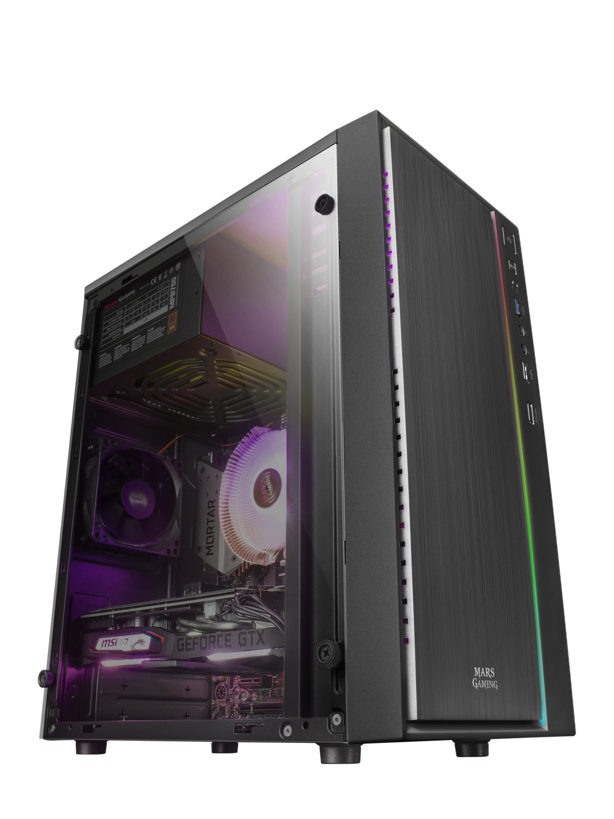 Caja Gaming Minitorre Mars Gaming Mcm