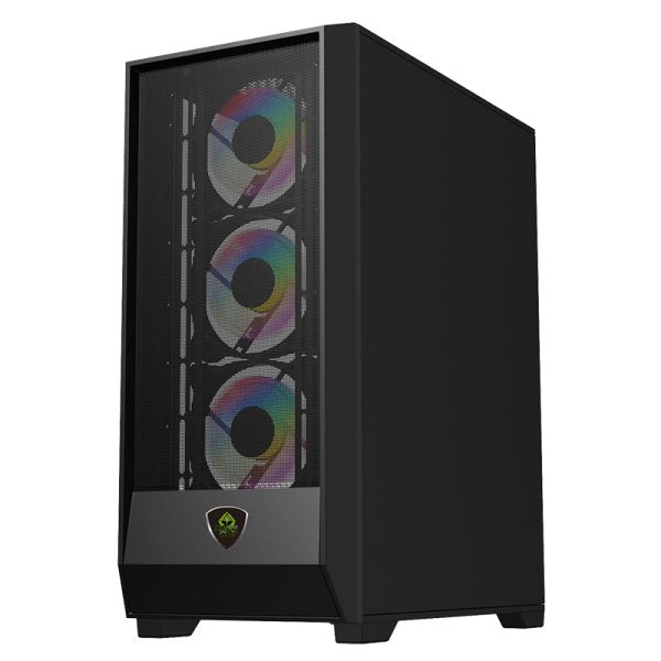 Caja Semitorre Atx Xc-501 Mesh Argb Keepout Bahías Int.: 2x3'5, 2x2'5/ 1xusb2.0, 1xusb3.0, 1xusb-C/ Audio In/Out
