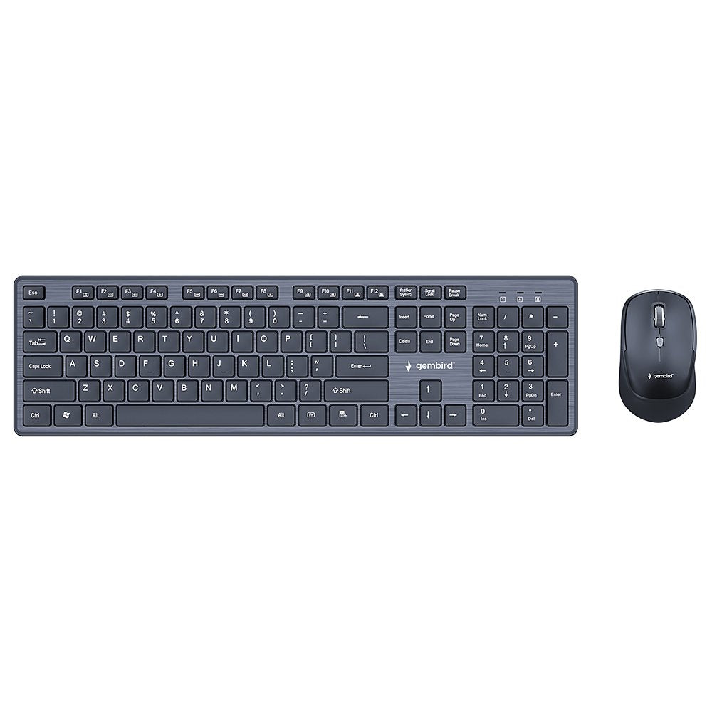 EAN 8716309130202 - Gembird KBS-WCH-04 teclado Ratón incluido Hogar RF inalámbrico Negro imagen 1