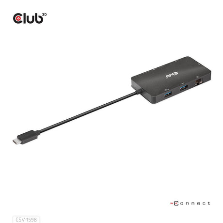 EAN 8719214472528 - CLUB3D CSV-1598 base para portátil y replicador de puertos USB 3.2 Gen 2 (3.1 Gen 2) Type-C Negro imagen 4